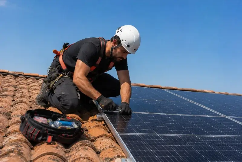 Maintenance et monitoring de panneaux solaires à Lys-lez-Lannoy